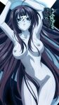  1girl blue_eyes breasts completely_nude dead drowned drowning edited_official_artwork high_school_dxd long_hair midriff nipples nude nude_female red_eyes rias_gremory snuff underwater w9du23u9812 water 
