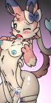 anthro anthro_only blue_eyes blush blushing bow creatures_(company) cum_in_mouth cum_in_pussy cum_inside cum_on_breasts cutekyuubi eeveelution fairy_type_pokemon furry game_freak gen_6_pokemon grabbing_own_breast looking_pleasured masturbation multicolored_background multicolored_fur nintendo nymphia_(pokemon) one_eye_closed open_mouth pink_fur pokemon pokemon_(anime) pokemon_(creature) pokemon_(game) pokemon_(species) pokemon_x_&amp;_y pokemon_xy pokemon_xy_(anime) porkyman solo solo_anthro solo_female sylveon tail white_fur