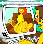  black_red_gold_green_for_marion homer_simpson maude_flanders ned_flander neighbors tagme the_simpsons 