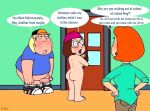 breasts chris_griffin family_guy imminent_incest imminent_sex lois_griffin meg_griffin nude_female uso_(artist)