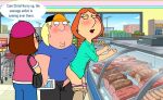 breasts chris_griffin family_guy incest lois_griffin meg_griffin puffy_pussy uso_(artist) vaginal
