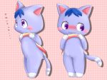 animal_crossing blue_fur bouquet_(doubutsu_no_mori) cat_ears catgirl doubutsu_no_mori furry nintendo rosie_(animal_crossing) tail