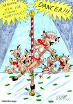  christmas dancer ek_goya reindeer rudolph 