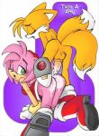 amy_rose drs miles_&quot;tails&quot;_prower multiple_tails sega sonic_(series) sonic_team tail