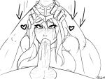 ashe_(league_of_legends) big_penis blush crying cum cum_in_mouth cum_inside deepthroat forced forced_fellatio forced_oral heart huge_ass huge_breasts nipples stormbringer testicle 