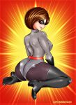  ass big_breasts bodysuit erect_nipples_under_clothes helen_parr mask the_incredibles thigh_high_boots thighs 