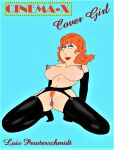  breasts erect_nipples family_guy kneel lois_griffin pussy_lips shaved_pussy stockings thighs 