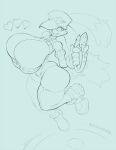 bandai_namco big_breasts female_only furry furry_female furry_only klonoa klonoa_(series) namco no_humans snao