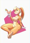  1girl 1girl 1girl alternate_version_available anthro areola beverage big_breasts breasts completely_nude completely_nude_female female_only furry holding holding_beverage lola_bunny looking_at_viewer looney_tunes naked_female navel nipple_piercing nipples notilustregui nude nude nude_female piercing pubic_hair pussy rabbit smile solo_female space_jam warner_brothers 