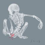  animated_skeleton back_view blue_background completely_naked completely_nude monster nude nude sacrum_lacing sans sans_(undertale) shing-kanakugi simple_background skeleton solid_color_background undead undertale undertale_(series) 