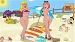  american_dad ass breasts crossover erect_nipples family_guy francine_smith glenn_quagmire lois_griffin pubic_hair pussy tan_line thighs undressing 