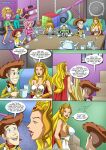 80s barbie bbmbbf blast_from_the_past breasts buzz_lightyear comic crossover dialogue disney jem jessie jessie_(toy_story) palcomix pixar rainbow_brite_(character) she-ra toon.wtf toy_story woody_pride