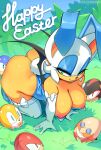  1girl big_ass big_breasts breasts bunny_ears cleavage dr._eggman easter_eggs furry hanging_breasts high_res huge_breasts knuckles_the_echidna krokobyaka miles_&quot;tails&quot;_prower patreon patreon_paid patreon_reward rouge_the_bat sega shadow_the_hedgehog sonic_(series) sonic_the_hedgehog sonic_the_hedgehog_(series) video_game_character video_game_franchise 