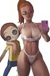  big_breasts bra doll lingerie matchattea morty_smith rick_and_morty selfpic summer_smith underwear 