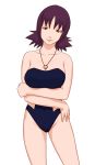  breasts female kamisuki pokemon simple_background solo swimsuit uchikido_(pokemon) white_background 