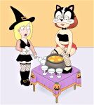  connie_d&#039;amico family_guy halloween halloween_costume kinky meg_griffin miniskirt no_panties peeing shaved_pussy standing tabbypurrfume teen thighs 