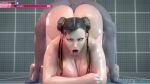  1boy 1girl ahegao almightypatty big_ass big_breasts bouncing_ass bouncing_breasts brown_eyes brown_hair chun-li doggy_position drooling from_behind huge_breasts interracial moaning shiny_skin sound street_fighter thick_thighs vaginal_penetration webm 