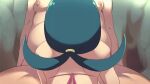 1boy 1girl 2d animated anime_milf back bare_back bikini bikini_top blue_hair clothed_female_nude_male clothed_sex e_keroron fat_man fellatio female female_focus from_behind human human_only implied_fellatio implied_oral lana&#039;s_mother_(pokemon) long_hair looking_at_another loop low_ponytail male male/female mature mature_female milf nintendo no_sound nude oral pink_bikini pokemon pokemon_sm ponytail sex solo_focus straight sucking swimsuit tied_hair upper_body video video_game_franchise webm