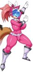 big_breasts big_breasts bimbo bitch bodysuit breasts disgaea happy helmet hips horny huge_breasts huge_hips huge_thighs impossible_clothes impossible_clothing impossible_shirt looking_at_viewer milf nekomata nekomata_(disgaea) pink_hair ponytail sexy slut thick_thighs thighs tight tight_bodysuit tight_clothes tight_clothing tight_shirt whore wide_hips