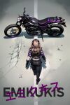 1girl ai_generated akira_(1988_film) emikukis fanart female_only meme motorcycle owozu parody vehicle vtuber