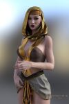  black-kat-3d-studio breasts egyptian solo_female 