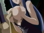 ane_to_boin animated animated_gif anime big_breasts blue_hair breasts fellatio female gif hanamaru_ringo hentai nipples oral paizuri penis uncensored