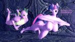  16:9 1boy 1girl 3d 3d_(artwork) 4k absurd_res age_difference air_bubble anthro barefoot big_breasts breasts curvy_figure danil4h digital_media_(artwork) duo feet female freediving friendship_is_magic hasbro high_res holding_breath horn male male/female my_little_pony nipples nude older_female peril puffed_cheeks skinny_dipping source_filmmaker spike spike_(mlp) swimming thick_thighs twilight_sparkle twilight_sparkle_(mlp) underwater voluptuous water wide_hips widescreen young younger_male 