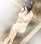  1girl bath breasts cap ikkitousen kan'u_unchou kanu_unchou nude screencap solo 