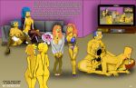  1girl aged_up american_dad bart_simpson big_breasts breasts clothing family_guy francine_smith hayley_smith high_heels huge_breasts human human_only incest lisa_simpson lois_griffin luann_van_houten maggie_simpson mammal marge_simpson meg_griffin milhouse_van_houten monocone not_furry shaved_pussy stockings the_simpsons 
