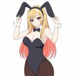  bunny_ears bunnysuit cosplay hfxpins kitagawa_marin sono_bisque_doll_wa_koi_wo_suru yellow_hair 