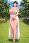  ai_generated huge_ass huge_breasts milf sundress 
