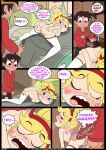 1boy 1girl aged_up comic croc_(artist) dialogue disney disney_channel disney_xd english english_text latino male marco_diaz spreading_ass star_butterfly star_vs_the_forces_of_evil star_vs_the_forces_of_sex_2 vercomicsporno