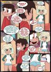 1boy 1girl aged_up booty_shorts breasts comic croc_(artist) dialogue disney disney_channel disney_xd english english_text freckles hourglass_figure jackie_lynn_thomas jean_shorts latino male marco_diaz short_shorts star_vs_the_forces_of_evil star_vs_the_forces_of_sex_2 tomboy vercomicsporno