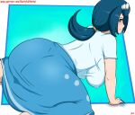  1girl 1girl 1girl anime_milf ass big_ass blaze_(artist) blue_hair clothed clothed_female female_focus female_onaly lana&#039;s_mother_(pokemon) mature mature_female milf pokemon pokemon_sm solo_female solo_focus tagme video_game_character video_game_franchise 