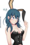  1girl big_breasts breasts bunny_ears bunny_girl bunnysuit byleth_(female) byleth_(fire_emblem) byleth_(fire_emblem)_(female) cleavage female_focus female_only fire_emblem fire_emblem:_three_houses long_hair nintendo obakeart solo_female solo_focus tagme teal_hair video_game_character video_game_franchise 