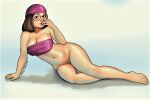ass big_breasts bottomless family_guy full_body glasses hat jordyype meg_griffin no_panties shaved_pussy thighs