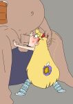 1boy 1girl blonde_hair fellatio horns nude nude_male oral penis_in_mouth size_difference star_butterfly star_vs_the_forces_of_evil