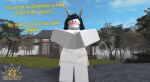 1girl 2018 black_hair blush cleavage english_text female_focus female_only grena horns looking_at_viewer roblox serena_(grena) text towel white_skin