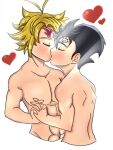  brother_and_brother incest kissing meliodas nanatsu_no_taizai the_seven_deadly_sins yaoi zeldris_(seven_deadly_sins) 