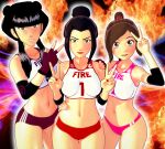 3_girls 3d alternate_costume avatar:_the_last_airbender azula female_only koikatsu mai_(avatar) teen teenage_girl ty_lee uncle_grabass v young_adult