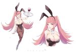 1girl alternate_breast_size big_breasts bunny_ears bunny_girl bunny_tail bunnysuit cleavage clothed_female female_only fire_emblem fire_emblem:_three_houses high_heels hilda_valentine_goneril long_hair long_twintails nintendo pink_eyes pink_hair solo_female solo_focus stockings tagme twin_tails video_game_character video_game_franchise zedora_(artist)