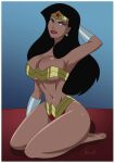  1girl 1girl 2022 big_breasts breasts comic_book_character diana_prince female_focus female_only ghostlessm high_res justice_league_unlimited light-skinned_female long_hair mature mature_female patreon patreon_paid patreon_reward solo_female solo_focus superheroine tagme thick_thighs wide_hips wonder_woman wonder_woman_(series) 