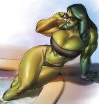 breasts clothes ph she-hulk sunglasses swimming_pool 