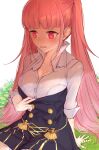  1girl 1girl 1girl big_breasts big_breasts bra cleavage female_focus female_only fire_emblem fire_emblem:_three_houses hilda_valentine_goneril ippers long_hair nintendo pink_hair see-through solo_female solo_focus source_request sweat sweating tagme twin_tails video_game_character video_game_franchise wet_clothes 