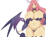 big_breasts bimbo bitch breasts demon_girl disgaea dismania horny huge_breasts looking_at_viewer milf pink_hair sexy succubus