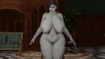  1boy 1girl alcina_dimitrescu big_breasts big_penis black_hair bouncing_ass bouncing_breasts brown_eyes bubble_butt capcom dat_ass dubushine34 from_behind hand_grab mature_female milf moaning nipples nude resident_evil resident_evil_8:_village sex size_difference standing standing_sex thick_thighs vaginal_penetration vampire 