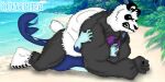 beach cute dragon hate hybrid mating_press muschelshreck oma_the_orcane original original_character peter_panda