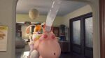 big_belly cumflation dexter&#039;s_mom peg_pete shocking_(artist) tagme vanilla_the_rabbit webm