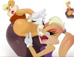  2_girls alluring anthro ass ass_focus bent_over big_ass big_ass bitch blonde breasts bubble_butt clothed dat_ass daughter duo exposed_ass from_behind furry gloves gosgoz huge_ass lagomorph lola_bunny long_ears looking_at_viewer looking_back looney_tunes mammal milf mother_&amp;_daughter mother_and_child open_mouth pants parent parent_and_child patricia_bunny presenting rabbit sexy shocked slightly_chubby slut standing surprised sweat sweatdrop tank_top the_looney_tunes_show tongue torn_clothes torn_clothing warner_brothers 