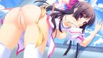  ama_ane ass breasts censored female game_cg kikurage nipples pink_eyes pussy thighhighs yashima_otome 